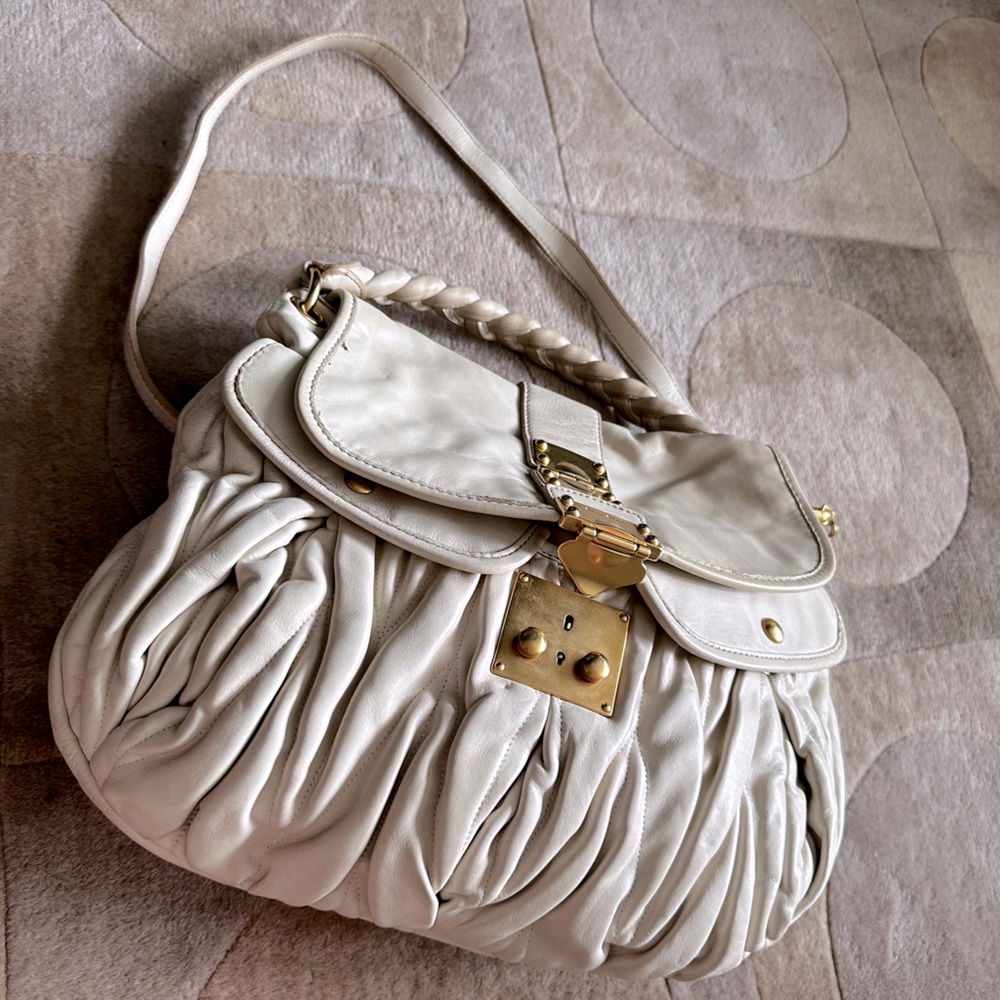 COPY - Miu Miu matelasse quilted top handle bag